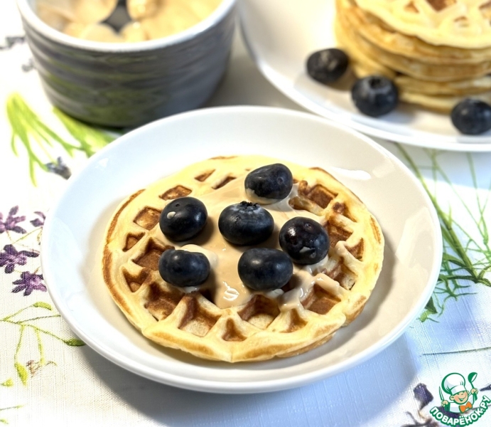 Вафли из творожного сыра