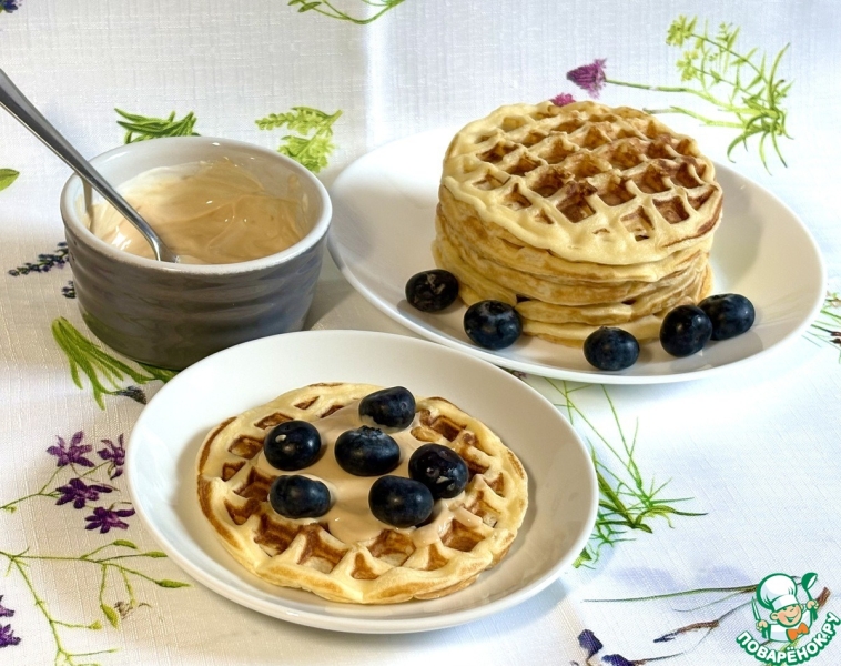 Вафли из творожного сыра