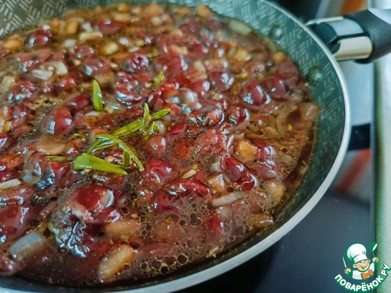 Вишнёвый соус к купатам гриль