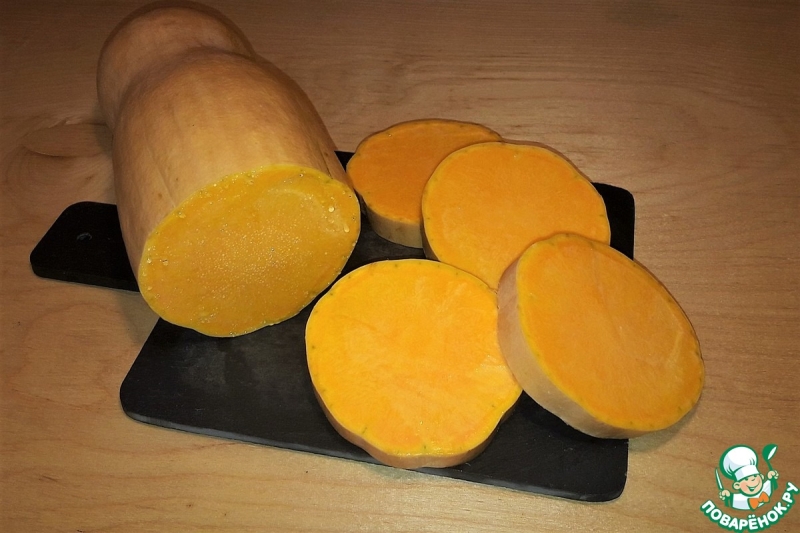 Закуска из тыквы сыра и орехов