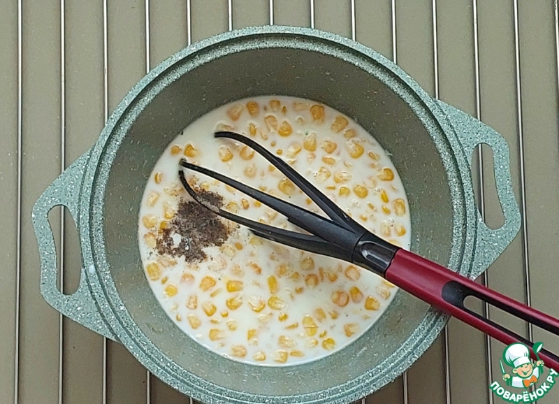 Запеченная кукуруза с фаршем индейки "Мексика"