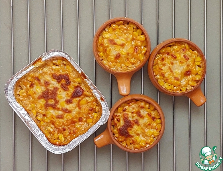 Запеченная кукуруза с фаршем индейки "Мексика"