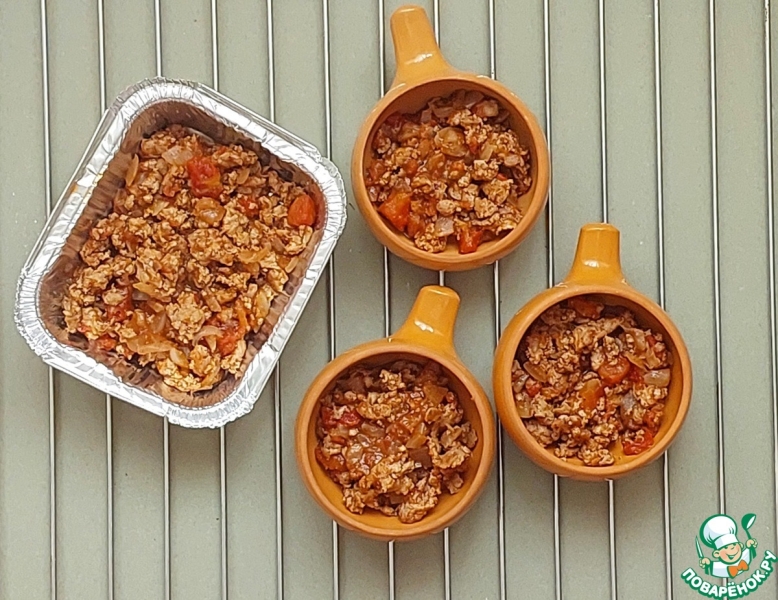 Запеченная кукуруза с фаршем индейки "Мексика"